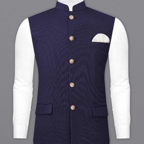 Navy Blue Vest for Weddings/Events - Picture 1 of 5